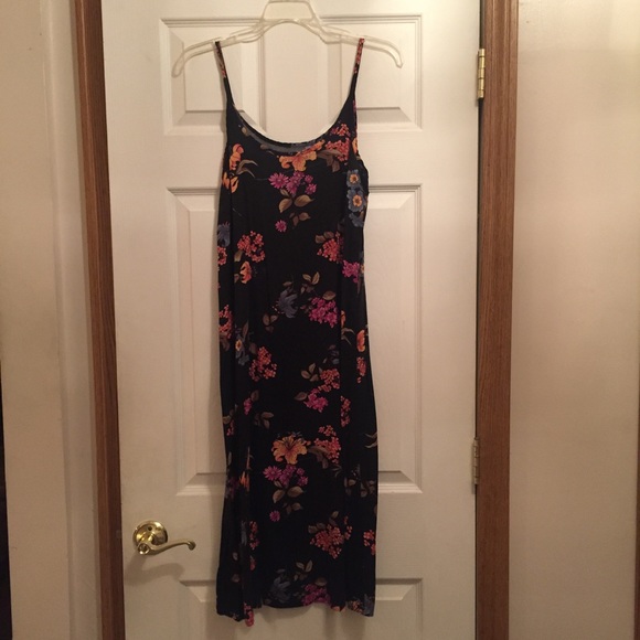 SOLD! Floral Spaghetti Strap Dress - Picture 3 of 4